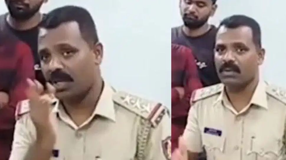 ಮಸೀದಿ ಬಳಿ ಗಣೇಶ ಮೆರವಣಿಗೆ, ಪಟಾಕಿ ಹೊಡೆಯುವಂತಿಲ್ಲ ಎಂದ ಇನ್ಸ್ಪೆಕ್ಟರ್ ಧನಂಜಯ್!